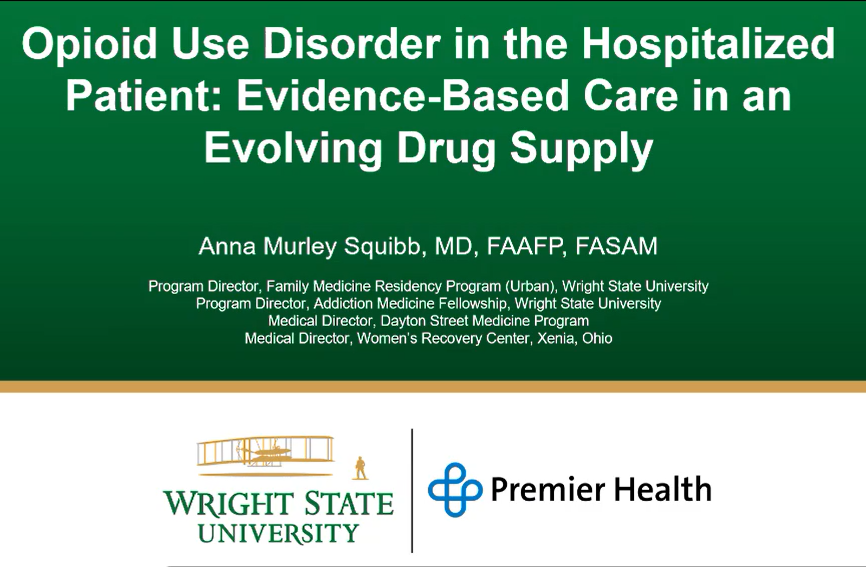 PH Med Staff Grand Rounds - Opioid Use Disorder in the Hospitalized Patient: Evidence -Based Care in an Evolving Drug Supply Banner